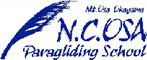 NCおおさパラグライダースクール　ロゴ